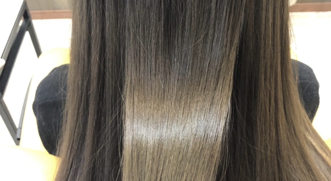 髪質改善カラー Sさんの髪 艶髪カラーとシルク生トリートメントについて 泉区 泉中央の美容室rim 髪質改善 メディカルヘッドスパ